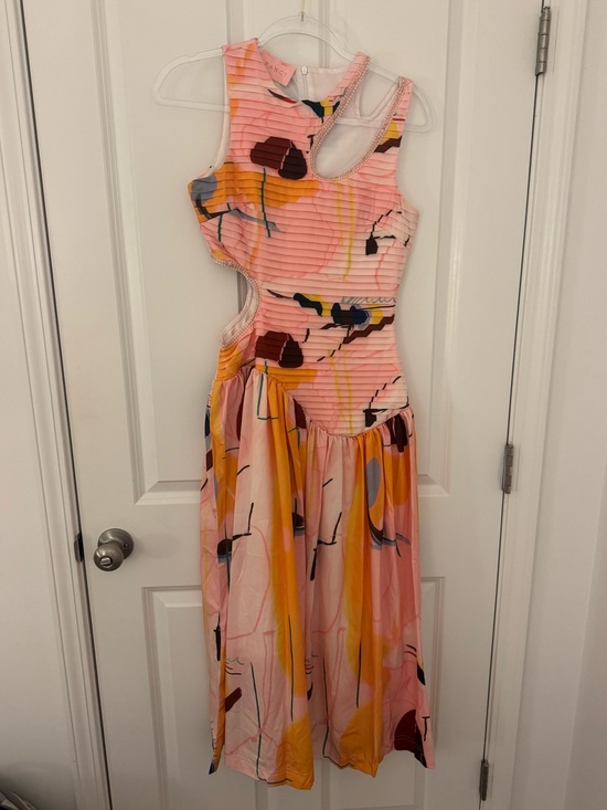 Fancy Dresses & Skirts - FANCY Boutique Orange and Pink Dress